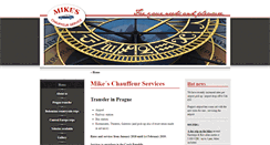 Desktop Screenshot of mike-chauffeur.cz